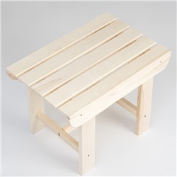 Лавка деревянная, 60×40×43.5 см, липа, «Добропаровъ»