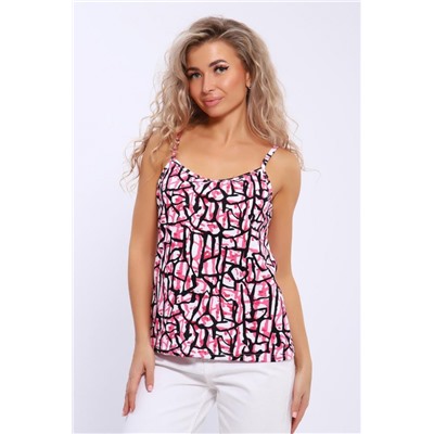 Майка 21035 (Черно-розовый)