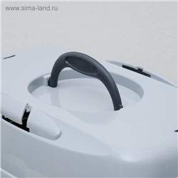 Переноска для животных до 9 кг «Пижон», металлическая дверь, 43×29×27.5 см, серая