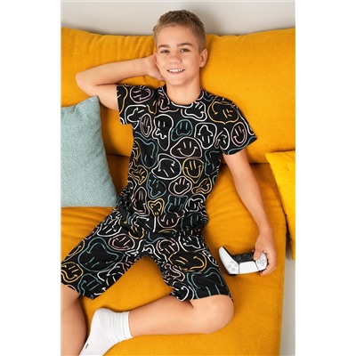 Хлопковый костюм для мальчика Happyfox