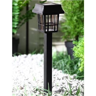 Садовый светильник на солнечной батарее «Фонарик», 1 LED, свечение белое