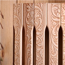 Абажур для бани и сауны «Русские узоры», липа, 31×27×11 см, настенный угловой, «Добропаровъ»