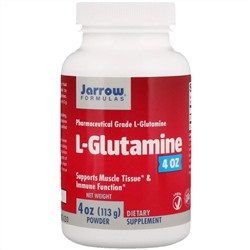 Jarrow Formulas, L-глютамин в виде порошка, 113 г (4 унции)