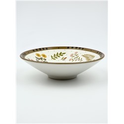 Тарелка керамическая глубокая «Флора», 20×5.5 см, Dolce Ceramo