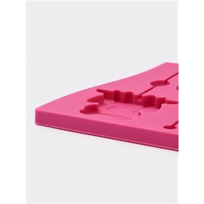 Форма для леденцов Доляна «Звери», силикон, 27.5×16.5 см, 6 ячеек (6.4×6.4), с палочками, МИКС