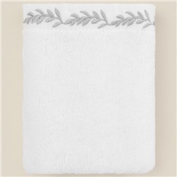 Полотенце махровое SL HOME: Floral "Блан де Блан" 90х150 см, 100% хлопок, 550 г/м2