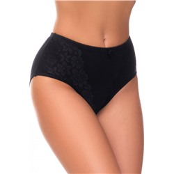 Трусы утягивающие с кружевом HoneyFormat 8005 (Черный)