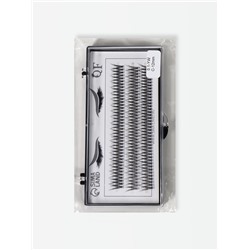 Набор накладных ресниц «Ласточкин хвост», пучки, 12 мм, толщина 0.1 мм, изгиб С, 12 D