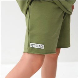 Шорты детские KAFTAN, размер 34 (122 - 128 см), хаки