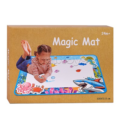 Коврик для рисования "Подводный мир" в коробке