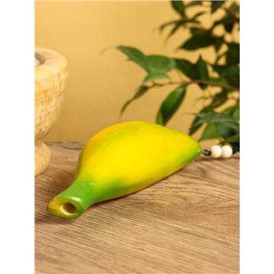 Сувенирный музыкальный инструмент свисток «Банан», 15×3.5×4 см, полирезин