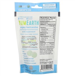 YumEarth, Органические леденцы, дикая мята, 93,6 г (3,3 унции)
