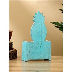 Календарь настольный «Ананас», 11×5×16 см, дерево, бирюзовый