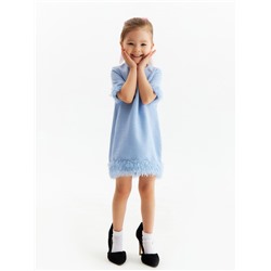 Платье нарядное для девочки MINAKU: PartyDress, рост 104-110 см, голубое