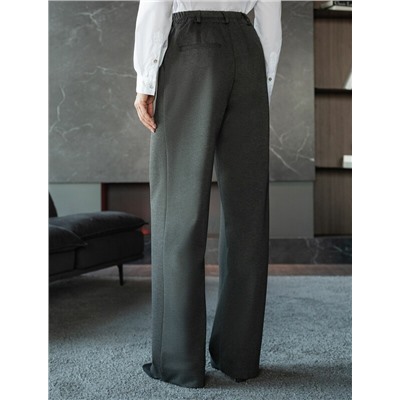 Брюки-палаццо на резинке сзади