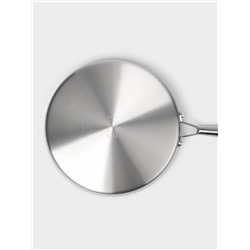 Блинная сковорода 3Ply Hanna Knövell, d=28 см, h=3 см, толщина 2.2 мм, индукция, нержавеющая сталь