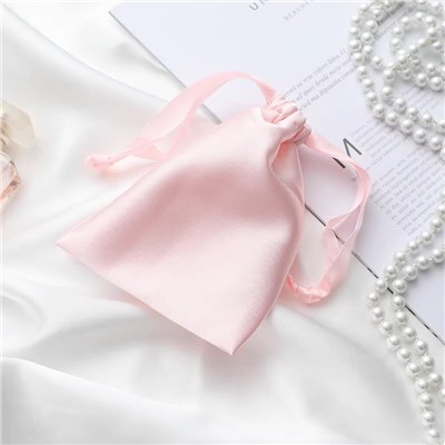 Набор: Маска для сна + Резинка для волос + Мешочек для хранения. РОЗОВЫЙ