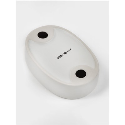 Набор аксессуаров для ванной комнаты SAVANNA «Легенда», 3 предмета, дозатор 370 мл, мыльница, стакан, белый