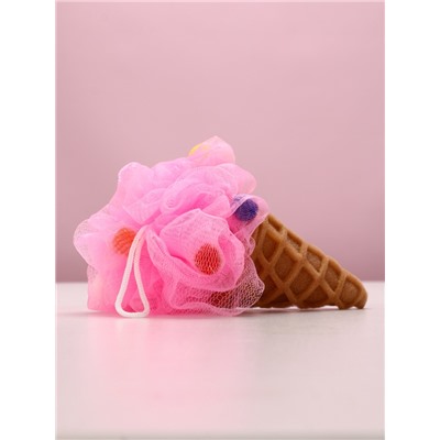 Подарочный набор косметики SWEET GIFT, гель для душа 300 мл и мочалка, Чистое счастье