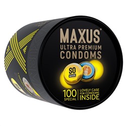 Текстурированные презервативы в кейсе MAXUS So Much Sex - 100 шт.