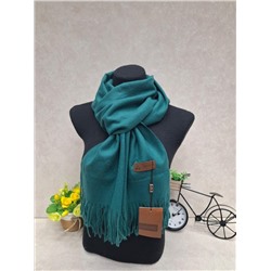 Мягкий палантин из кашемира, цвет малахит