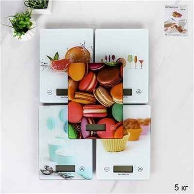 Весы кухонные электронные 7 кг / ZD-412 /уп 40/ без батареек