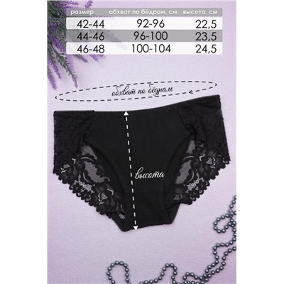 Трусы женские №GL551 (Черный)