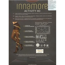 Колготки корректирующие, Innamore, Activity 40