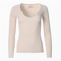 Лонгслив женский, цвет тёмно-кремовый, размер 42 (S)