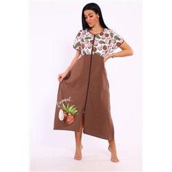 Халат на молнии Кокос