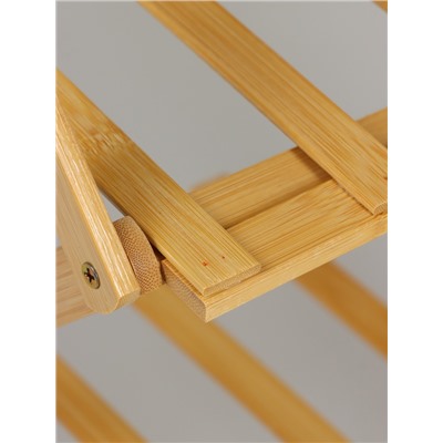 Подставка для цветов Greengo, 4 полки, 50×25×68 см, напольная, бамбук