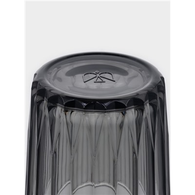 УЦЕНКА Стакан низкий «Мистерия» графит 250 мл, 5 шт.