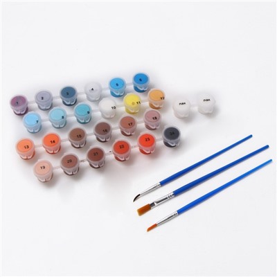 Картина по номерам на холсте с подрамником «Алые паруса на закате», 40×50 см