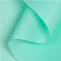 Пленка для цветов, матовая, аквамариновый, 58 см × 10 м