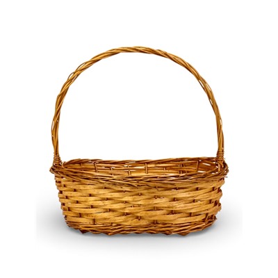 Корзина плетёная для хранения Garden, ива, овальная, цвет натуральный, набор 3 шт.