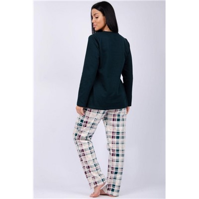 Пижама Шампань (Зеленый, беж)