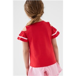 Джемпер трикотажный для девочек (футболка) PLAYTODAY, 1243859