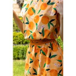 Платье жен Mia Cara SS23WJ383 La Dolce vita апельсины
