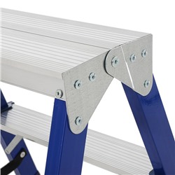 Стремянка ТУНДРА, комбинированная, двухсторонняя, 2 ступени, 440 мм