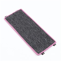 Когтеточка угловая малая, ковролиновая с пропиткой, 55×11 см, микс