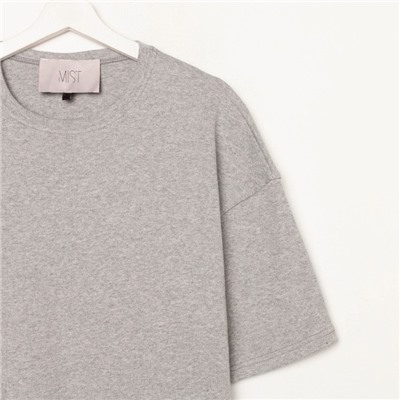 Футболка женская MIST Basic, размер 48-50, серая
