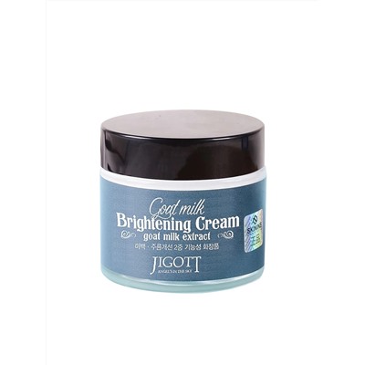 JIGOTT - КРЕМ ДЛЯ ЛИЦА ОТБЕЛИВАЮЩИЙ С ЭКСТРАКТОМ КОЗЬЕГО МОЛОКА GOAT MILK WHITENING CREAM, 70 ML