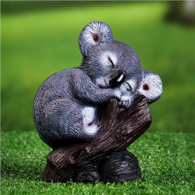 Садовая фигура из полистоуна «Коала спящая», 16×13×7 см