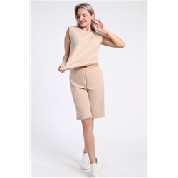 Костюм (майка_шорты) - Stylus - 744 (Бежевый)