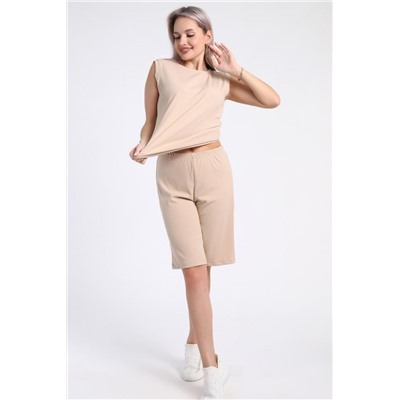 Костюм (майка_шорты) - Stylus - 744 (Бежевый)