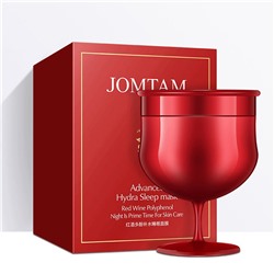 Ночная омолаживающая маска для лица с красным вином JOMTAM