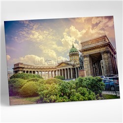 Картина по номерам 15х20 "Санкт-Петербург. Казанский собор" (18 цветов)