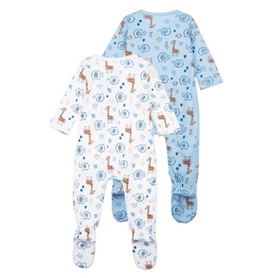 Комбинезон детский трикотажный для мальчиков, 2 шт в комплекте