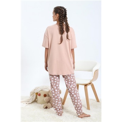 Пижама женская Хлопушек-4 (Бежевый)