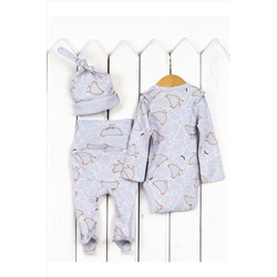 Комплект (Боди+Ползунки+Шапочка) BABY BOOM, 1029634